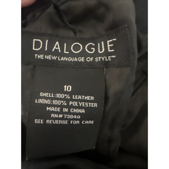 Vintage Dialogue Black Suede Maxi Skirt Leather Sz 10 Lined Winter Boho Western - Picture 8 of 10